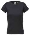 04814 Sara SOL'S Ladies Sara T-Shirt Deep Black colour image